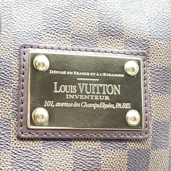 100% Authentic Louis Vuitton Hampstead MM Damier Ebene Tote Bag 700-71421 - Picture 14 of 16